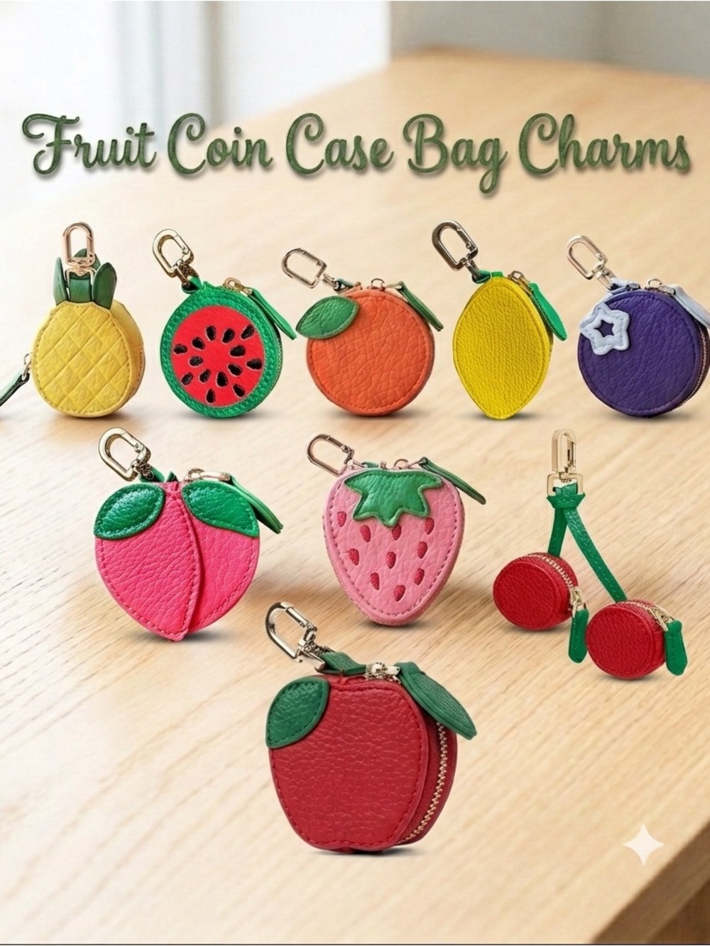 Fruit Coin Pouch NWT - Your Choice of 1